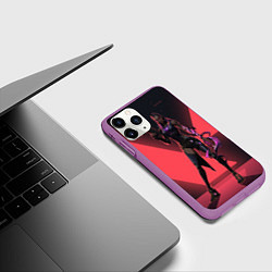 Чехол iPhone 11 Pro матовый Lover of Reyna, цвет: 3D-фиолетовый — фото 2