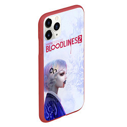 Чехол iPhone 11 Pro матовый Bloodlines 2, цвет: 3D-красный — фото 2