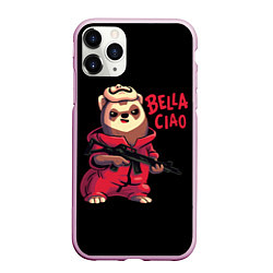 Чехол iPhone 11 Pro матовый Bella Ciao, цвет: 3D-розовый