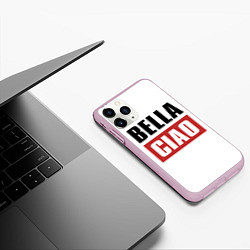 Чехол iPhone 11 Pro матовый Bella Ciao, цвет: 3D-розовый — фото 2