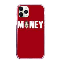 Чехол iPhone 11 Pro матовый Money, цвет: 3D-розовый