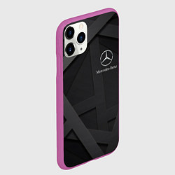 Чехол iPhone 11 Pro матовый MERCEDES, цвет: 3D-фиолетовый — фото 2