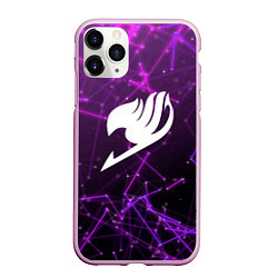 Чехол iPhone 11 Pro матовый Fairy Tail, цвет: 3D-розовый