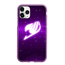 Чехол iPhone 11 Pro матовый Fairy Tail, цвет: 3D-фиолетовый