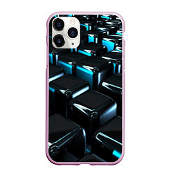 Чехол iPhone 11 Pro матовый ТЕКСТУРА, цвет: 3D-розовый