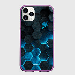 Чехол iPhone 11 Pro матовый Fairy Tail, цвет: 3D-фиолетовый