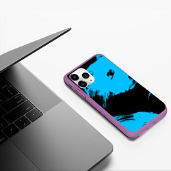 Чехол iPhone 11 Pro матовый Fairy Tail, цвет: 3D-фиолетовый — фото 2