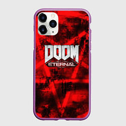 Чехол iPhone 11 Pro матовый Doom Eternal, цвет: 3D-фиолетовый