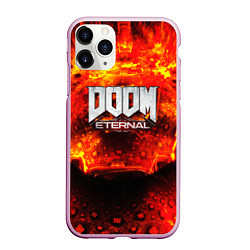 Чехол iPhone 11 Pro матовый Doom Eternal, цвет: 3D-розовый