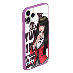 Чехол iPhone 11 Pro матовый Kakegurui, цвет: 3D-фиолетовый — фото 2