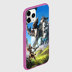 Чехол iPhone 11 Pro матовый HORIZON ZERO DAWN, цвет: 3D-фиолетовый — фото 2