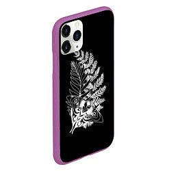 Чехол iPhone 11 Pro матовый THE LAST OF US 2, цвет: 3D-фиолетовый — фото 2