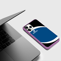 Чехол iPhone 11 Pro матовый Russia, цвет: 3D-фиолетовый — фото 2