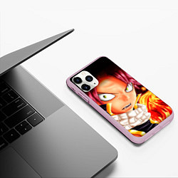 Чехол iPhone 11 Pro матовый FAIRY TAIL ХВОСТ ФЕИ, цвет: 3D-розовый — фото 2