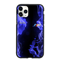 Чехол iPhone 11 Pro матовый BMW FIRE, цвет: 3D-черный