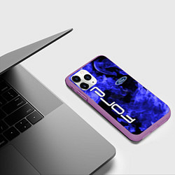 Чехол iPhone 11 Pro матовый FORD, цвет: 3D-фиолетовый — фото 2