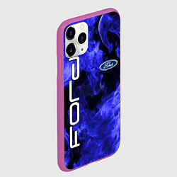 Чехол iPhone 11 Pro матовый FORD, цвет: 3D-фиолетовый — фото 2