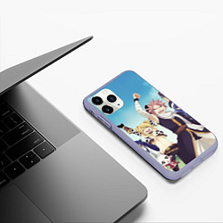 Чехол iPhone 11 Pro матовый FAIRY TAIL ХВОСТ ФЕИ, цвет: 3D-светло-сиреневый — фото 2