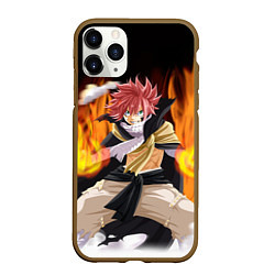 Чехол iPhone 11 Pro матовый FAIRY TAIL ХВОСТ ФЕИ, цвет: 3D-коричневый