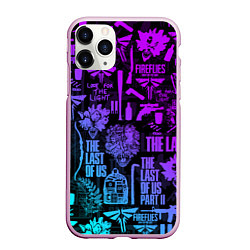 Чехол iPhone 11 Pro матовый THE LAST OF US 2, цвет: 3D-розовый