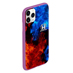 Чехол iPhone 11 Pro матовый HONDA, цвет: 3D-фиолетовый — фото 2