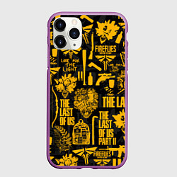 Чехол iPhone 11 Pro матовый THE LAST OF US 2, цвет: 3D-фиолетовый