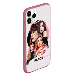 Чехол iPhone 11 Pro матовый Blackpink, цвет: 3D-малиновый — фото 2