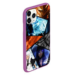 Чехол iPhone 11 Pro матовый ANIME, цвет: 3D-фиолетовый — фото 2