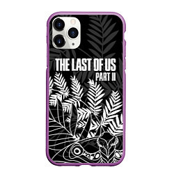 Чехол iPhone 11 Pro матовый THE LAST OF US 2, цвет: 3D-фиолетовый