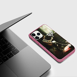 Чехол iPhone 11 Pro матовый The last of us part 2 tlou2, цвет: 3D-малиновый — фото 2