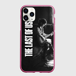 Чехол iPhone 11 Pro матовый The last of us part 2 ЭЛЛИ, цвет: 3D-малиновый