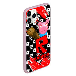 Чехол iPhone 11 Pro матовый ROBLOX: PIGGI, цвет: 3D-розовый — фото 2