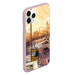 Чехол iPhone 11 Pro матовый GTA San Andreas, цвет: 3D-розовый — фото 2