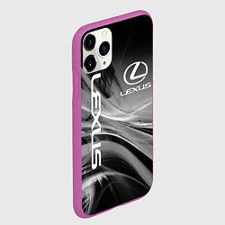 Чехол iPhone 11 Pro матовый LEXUS, цвет: 3D-фиолетовый — фото 2