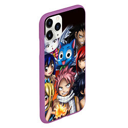 Чехол iPhone 11 Pro матовый FAIRY TAIL ХВОСТ ФЕИ, цвет: 3D-фиолетовый — фото 2