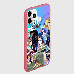 Чехол iPhone 11 Pro матовый FAIRY TAIL ХВОСТ ФЕИ, цвет: 3D-малиновый — фото 2