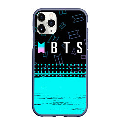 Чехол iPhone 11 Pro матовый BTS БТС, цвет: 3D-серый