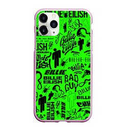 Чехол iPhone 11 Pro матовый BILLIE EILISH БИЛЛИ АЙЛИШ, цвет: 3D-розовый