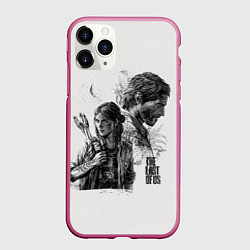 Чехол iPhone 11 Pro матовый The Last of Us, цвет: 3D-малиновый