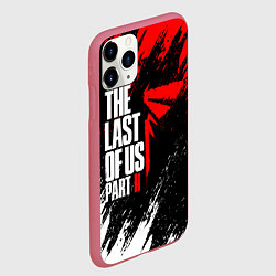 Чехол iPhone 11 Pro матовый THE LAST OF US II, цвет: 3D-малиновый — фото 2