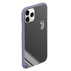 Чехол iPhone 11 Pro матовый JUVENTUS, цвет: 3D-серый — фото 2