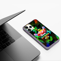 Чехол iPhone 11 Pro матовый BRAWL STARS SPROUT СПРАУТ, цвет: 3D-серый — фото 2