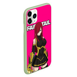 Чехол iPhone 11 Pro матовый FAIRY TAIL ХВОСТ ФЕИ, цвет: 3D-салатовый — фото 2