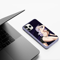 Чехол iPhone 11 Pro матовый FAIRY TAIL ХВОСТ ФЕИ, цвет: 3D-светло-сиреневый — фото 2