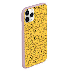 Чехол iPhone 11 Pro матовый Покемон Пикачу, цвет: 3D-розовый — фото 2
