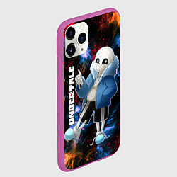 Чехол iPhone 11 Pro матовый UNDERTALE АНДЕРТЕЙЛ, цвет: 3D-фиолетовый — фото 2