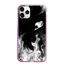 Чехол iPhone 11 Pro матовый FAIRY TAIL ХВОСТ ФЕИ, цвет: 3D-розовый