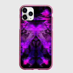 Чехол iPhone 11 Pro матовый Абстракция,пришелиц,космос,100