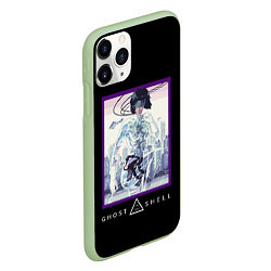 Чехол iPhone 11 Pro матовый Призрак в доспехах, цвет: 3D-салатовый — фото 2