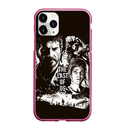 Чехол iPhone 11 Pro матовый THE LAST OF US, цвет: 3D-малиновый